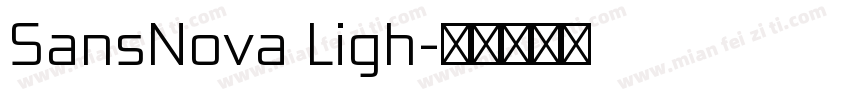 SansNova Ligh字体转换